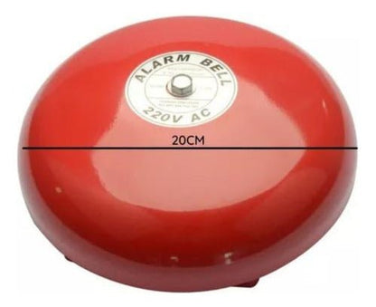 Campanilla Campana Timbre Alarma Entrada Salida Escuela 220v - Mi tienda 