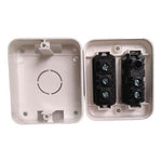 Casquete Sobrepuesto Interruptor 9/12 + Enchufe  16a 250v - Mi tienda