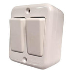 Casquete Sobrepuesto Interruptor Doble  9/15 16a 250v - Mi tienda