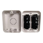Casquete Sobrepuesto Interruptor Doble  9/15 16a 250v - Mi tienda