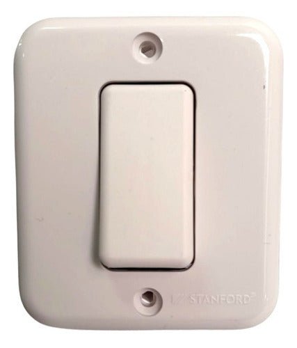 Casquete Sobrepuesto Interruptor Simple 9/12 16a 250v