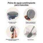 Cepillo De Facil Limpieza Con Boton Extractor Para Mascota - Mi tienda