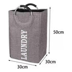 Cesta De Ropa Sucia Plegable Grande Mango De Metal Laundry - Mi tienda