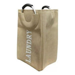 Cesta De Ropa Sucia Plegable Grande Mango De Metal Laundry - Mi tienda