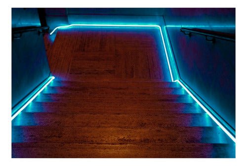 Cinta Led Blanca Impermeable 15 Metros Con Conector Al 220v