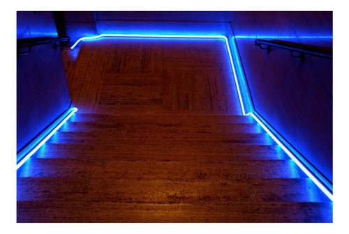 Cinta Led Blanca Impermeable 15 Metros Con Conector Al 220v