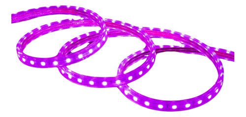 Cinta Led Blanca Impermeable 15 Metros Con Conector Al 220v