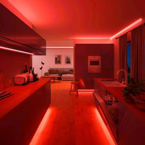 Cinta Led Blanca Impermeable 15 Metros Con Conector Al 220v