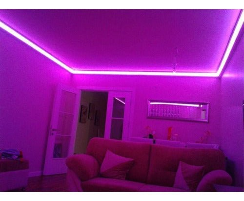 Cinta Led Blanca Impermeable 15 Metros Con Conector Al 220v