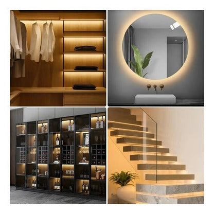 Cinta Led Blanca Impermeable 15 Metros Con Conector Al 220v - Mi tienda 