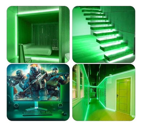 Cinta Led Blanca Impermeable 15 Metros Con Conector Al 220v