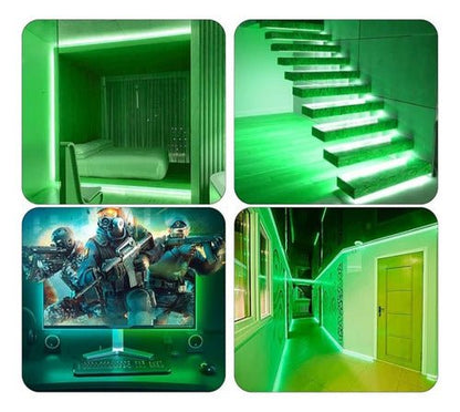 Cinta Led Blanca Impermeable 15 Metros Con Conector Al 220v - Mi tienda 