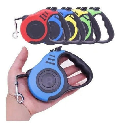 Correa Retractril Automatica Paseo Perro Mascotas 3 Metros - Mi tienda 