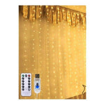 Cortina Luces Led Decorativas Usb 3x3m Con Control 300 Led - Mi tienda
