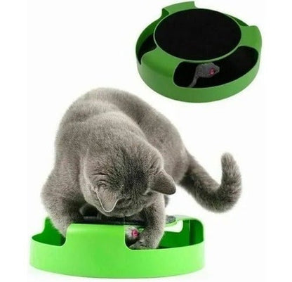 Divertido Juguete Para Gatos Atrapa Al Ratón Con Rascador - Mi tienda 