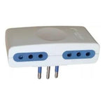 Enchufe Cuádruple Cuatro Entradas 1500w 10a 220v Certificado - Mi tienda