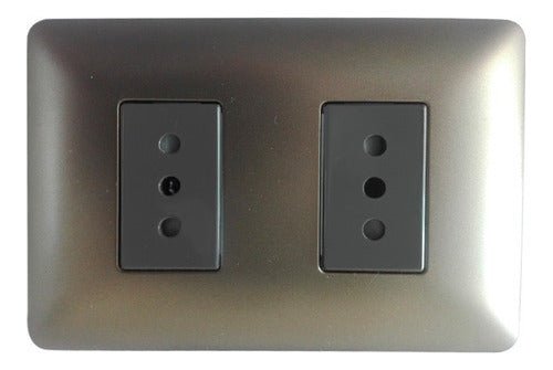 Enchufe Doble Hembra Café 220v Certificado