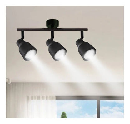Foco Decorativo Porta Gu10 Triple Híades Konnergie Deus - Mi tienda 