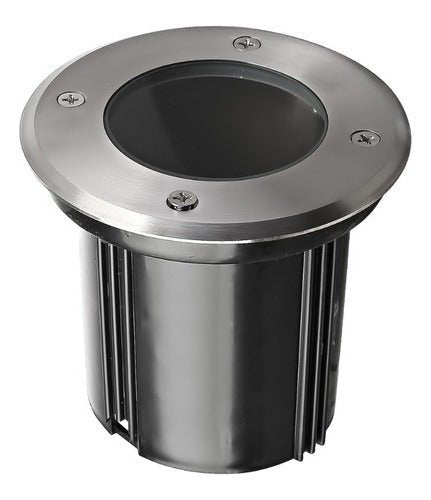 Foco Embutido Piso 10cm Porta Ampolleta Dicroico Exterior