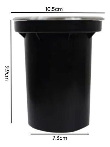 Foco Embutido Piso 10cm Porta Ampolleta Dicroico Exterior - Mi tienda 