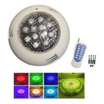 Foco Luz Led Piscina Rgb Con Control 18w Ac 24v Blanco - Mi tienda