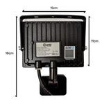 Foco Proyector De Area Led Con Sensor 30w Sec Exterior - Mi tienda