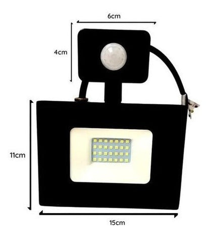 Foco Proyector De Area Led Con Sensor 30w Sec Exterior - Mi tienda 