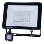 Foco Proyector De Area Led Con Sensor 50w Sec Exterior - Mi tienda