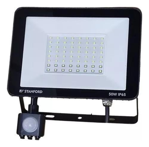 Foco Proyector De Area Led Con Sensor 50w Sec Exterior