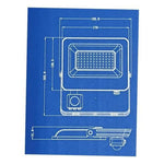 Foco Proyector De Area Led Con Sensor 50w Sec Exterior - Mi tienda