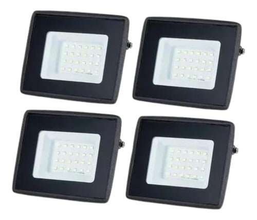 Foco Proyector Led 20w Exterior Pack 4 Unidades