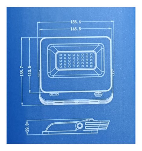 Foco Proyector Led 30w Exterior Pack 4 Unidades