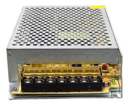 Fuente De Poder Transformador 12v 10amp Camaras 120w Switch - Mi tienda 