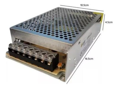 Fuente De Poder Transformador 12v 10amp Camaras 120w Switch - Mi tienda 