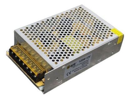 Fuente De Poder Transformador 12v 10amp Camaras 120w Switch - Mi tienda 