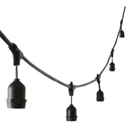 Guirnalda Exterior Ip65 10 Metros Con 10 Ampolleta Led G80 - Mi tienda 