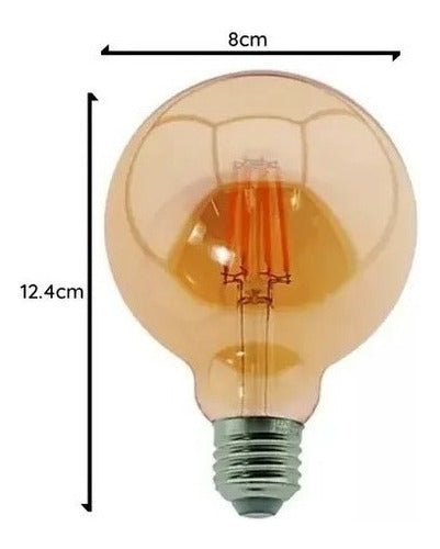 Guirnalda Exterior Ip65 10 Metros Con 10 Ampolleta Led G80 - Mi tienda 