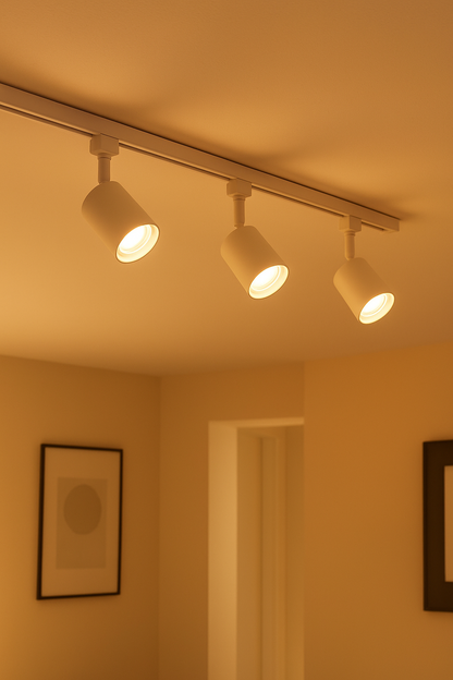 Foco Decorativo Lampara Riel Monofásico Porta Ampolleta 220v