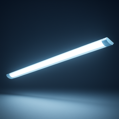 Tubo Led Regleta Plana Con Base 18w 60cm Alta Luminosidad