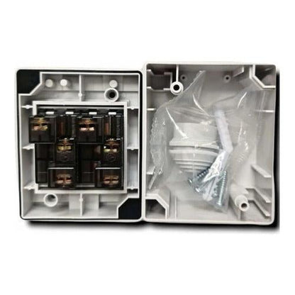 Interruptor 9/12 Tomacorriente 10/16 Simple Hydrobox Sec - Mi tienda