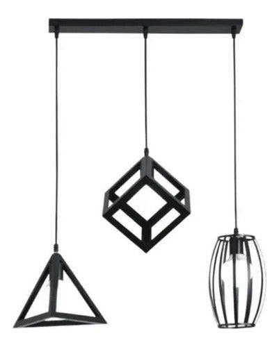 Lampara Colgante Decoración Vintage Figuras Geométricas