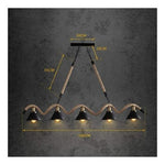 Lámpara Colgante Decorativa Rústica Cáñamo Cadena - Mi tienda