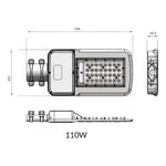 Luminaria de Alumbrado Público Slim 110W – Iluminación Segura y Eficiente - Mi tienda