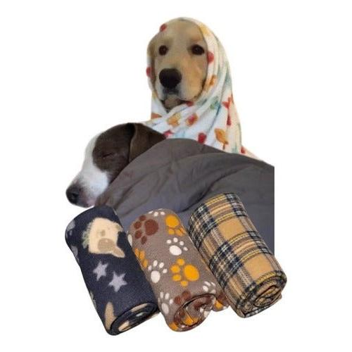 Manta Cálida 70x100 Diseños Varios – Cobija Invierno Mascota - Mi tienda