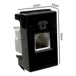 Modulo Toma Conexion Telefonica Rj11 - Mi tienda