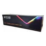 Mouse Pad Alfombrilla Antideslizante + Luz Led Rgb Gamer - Mi tienda