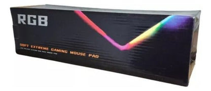Mouse Pad Alfombrilla Antideslizante + Luz Led Rgb Gamer - Mi tienda 