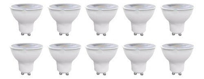 Pack 10 Ampolletas Led Dicroicas Gu10 7w Sec - Mi tienda 