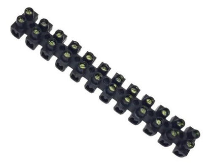 Pack 10 Regletas De Conexión Plástica 12 Polos 4mm - Mi tienda 
