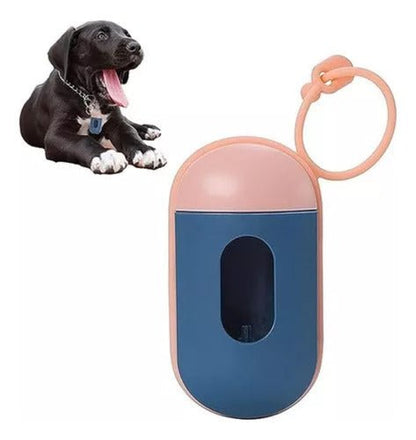 Pack 10 Rollos Bolsa Desecho Mascota + Practico Porta Bolsa - Mi tienda 